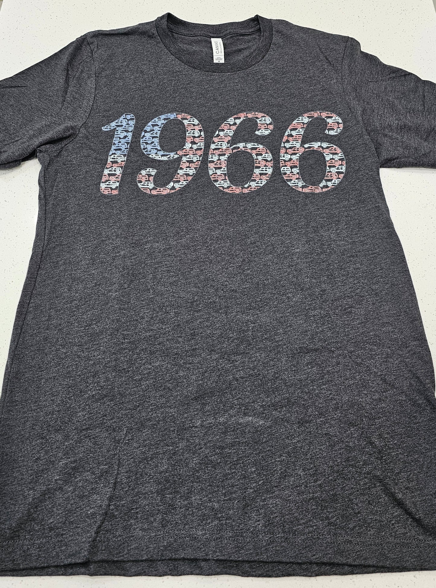 Star Spangled Broncos - 1966 Flag T-Shirt | Bella + Canvas 3001