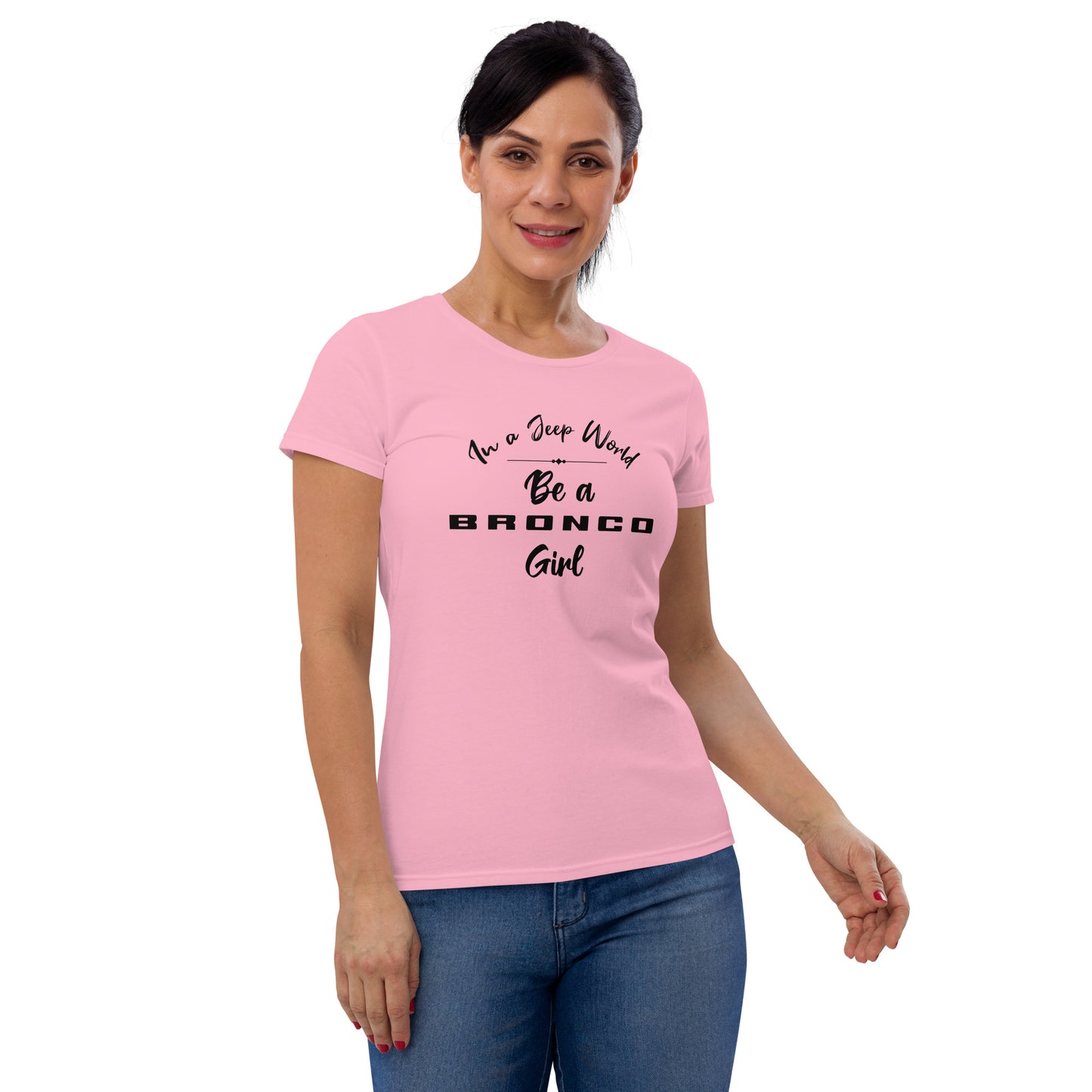 Ford Bronco Girl T-shirt for Women Bronco Babe Merchandise 